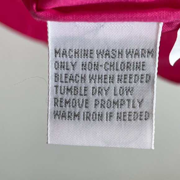 Foxcroft Womens Plus 18W Wrinkle Free Pink Button Up Shirt Long Sleeve Blouse - Picture 5 of 8